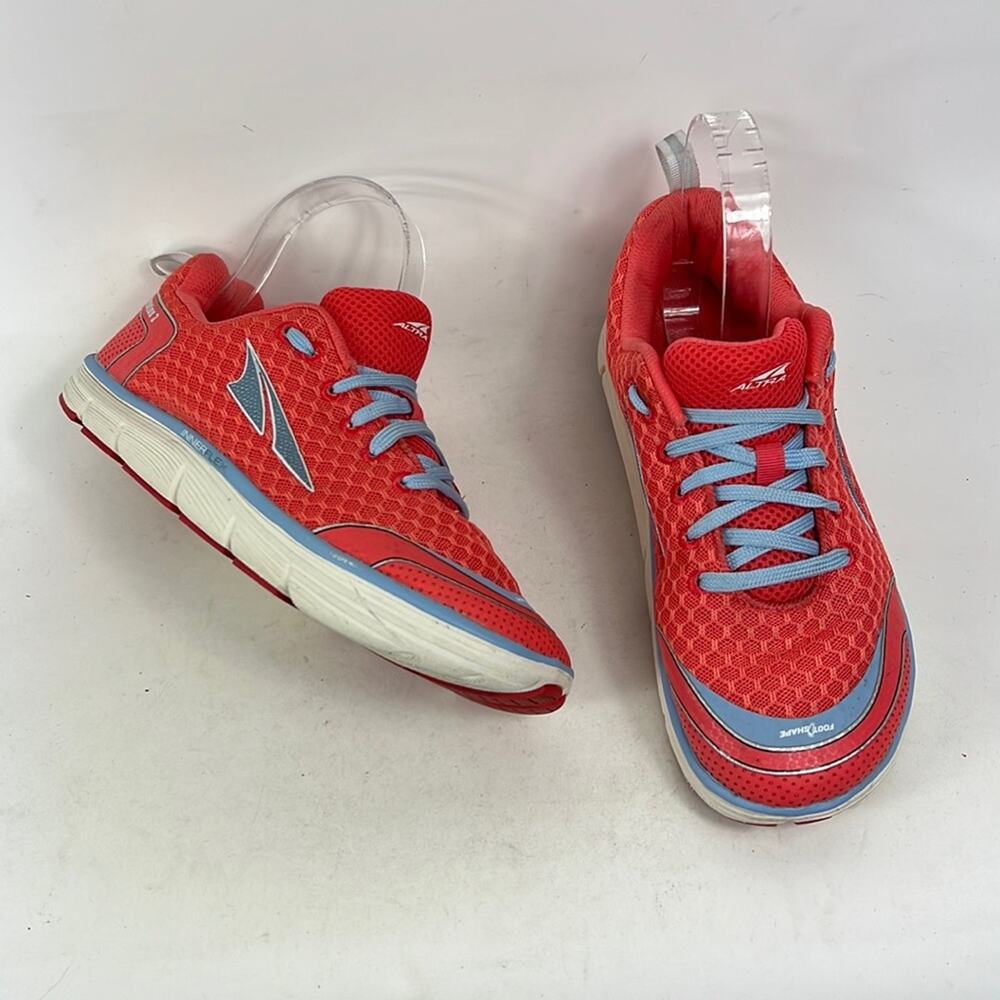 Altra intuition 3 us women’s size 7 coral orange white athletic sneakers shoes